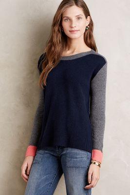 Needle Blocked Cashmere Pullover