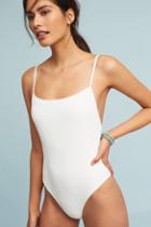 Solid & Striped Chelsea Ribbed One-piece