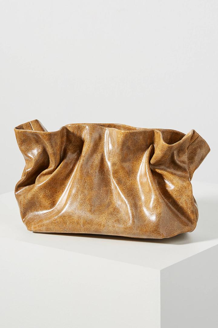 Anthropologie Jory Metallic Clutch