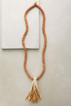 Matthew Addonizio Leather Tassel Necklace