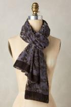 Anthropologie Remy Velvet Scarf