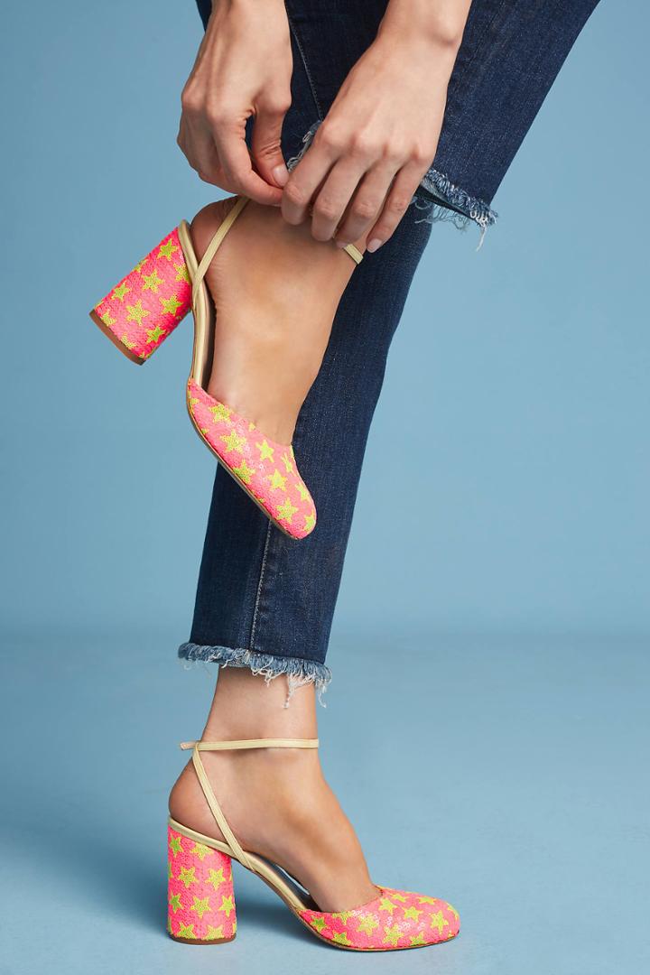 Nora Elda Yellow Star Heels