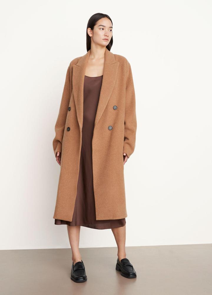 Vince Double Wool Long Coat