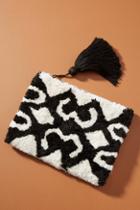 Anthropologie Halona Tufted Clutch