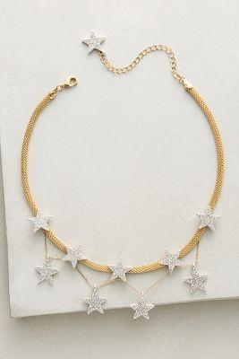 Anthropologie String Of Stars Choker