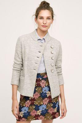 Monogram Military Sweater Coat