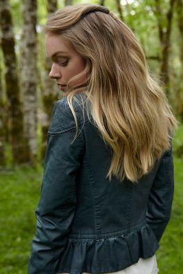 Anthropologie Fayette Vegan Leather Jacket