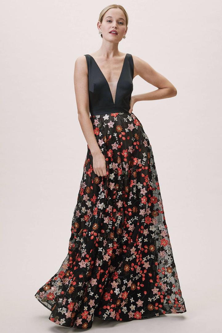 Anthropologie Moulin Rouge Wedding Guest Dress