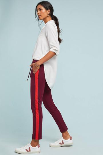 Essentials By Anthropologie The Essential Striped Trousers