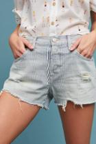Amo Tomboy High-rise Distressed Denim Shorts