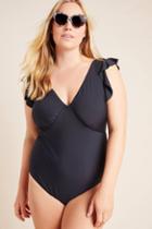 Anthropologie Ruffled One-piece