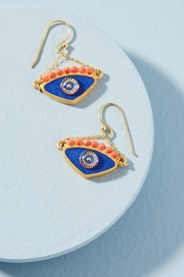 Katerina Psoma Evil Eye Earrings