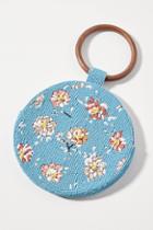 Anthropologie Freesia Raffia Circle Bag