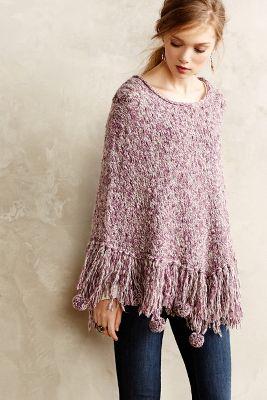 Sleeping On Snow Bobble Poncho