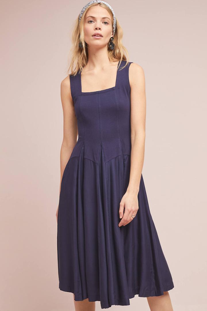 Maeve Emile Knit Midi Dress