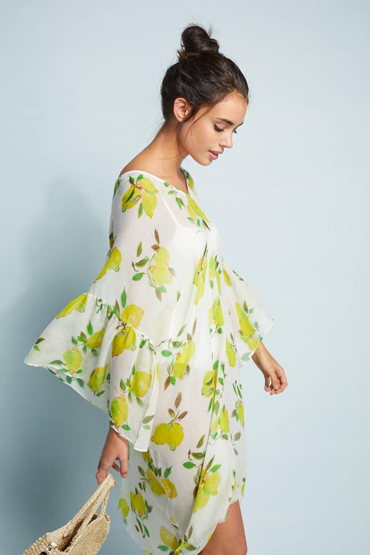 Pool To Party Lemon Squeeze Caftan