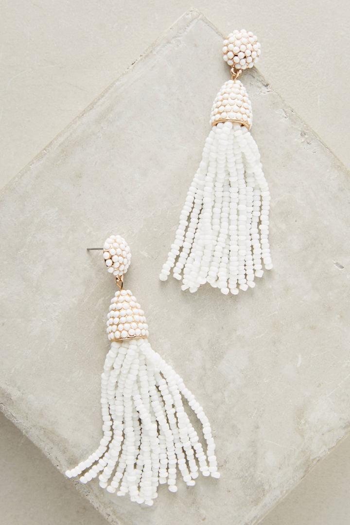 Baublebar Sky Blue Tassel Drop Earrings