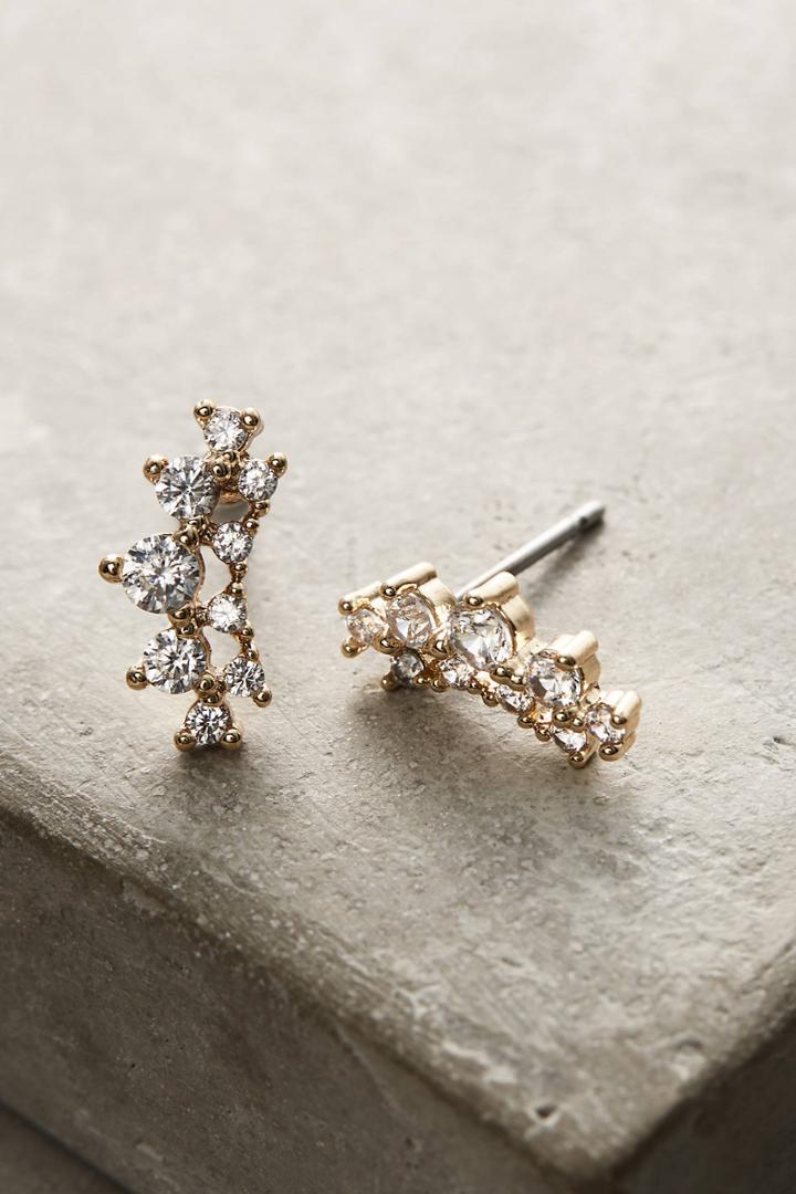 Anthropologie Jewel Crawler Earrings
