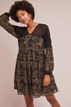 Seen Worn Kept Metallic Swing Dress