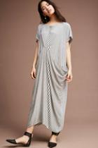 De La Mer Draped Maxi Dress