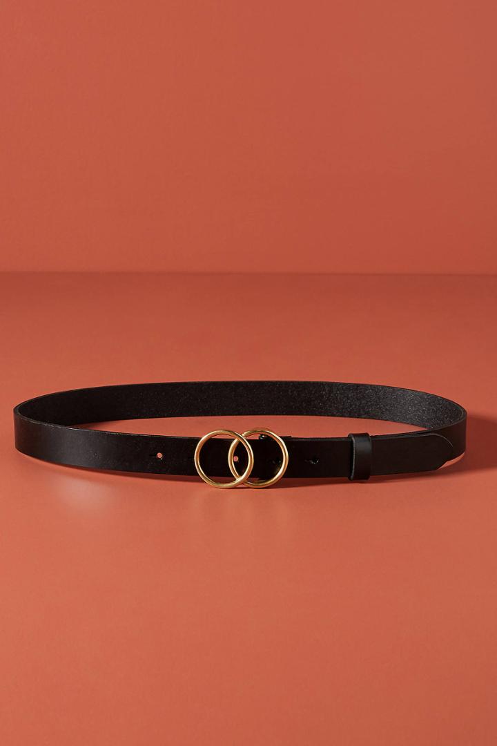Anthropologie Sasha Double Ring Belt