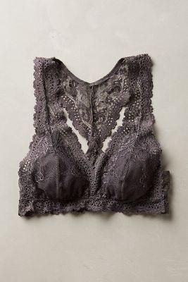 Eberjey Colette Racerback Bralette Grey