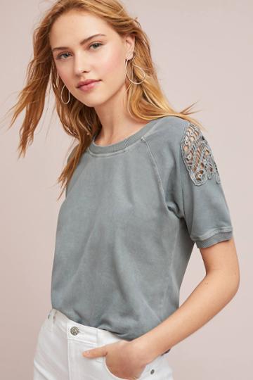 Eze Sur Mer Stacy Lace Sweatshirt