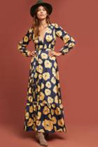 Child Of The Universe Nyc Bouquet Wrap Dress