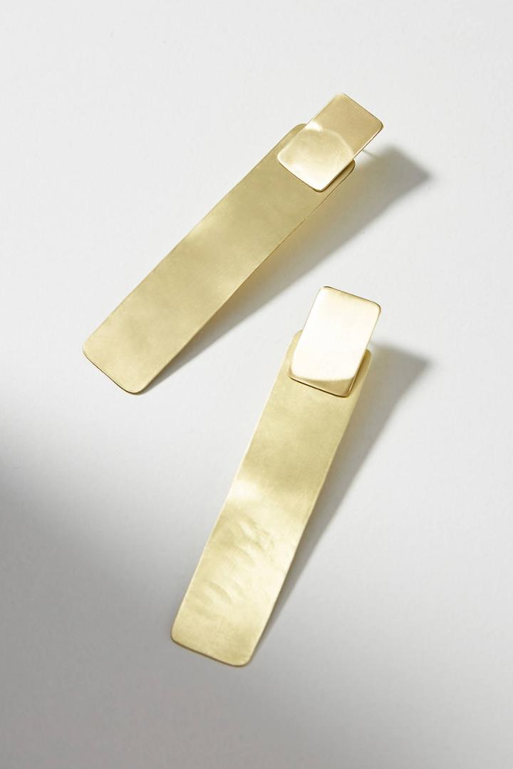 Sibilia Gold Point Drop Earrings