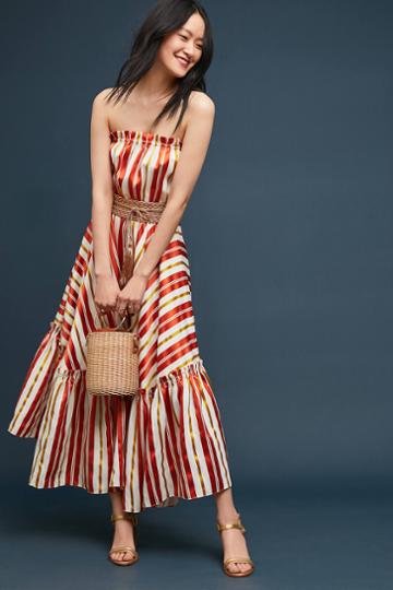 Love Binetti Andiamo Striped Maxi Dress
