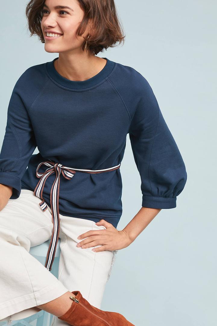 Current Air Elle Belted Pullover
