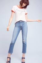 Mother The Rascal High-rise Straight Jeans