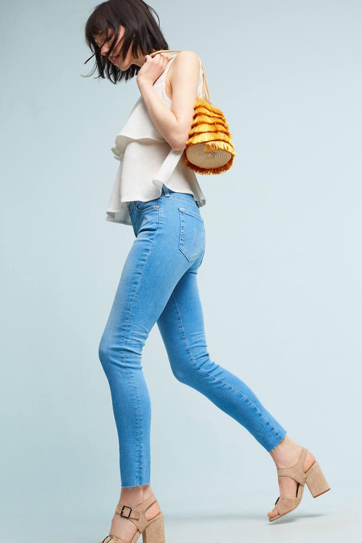 Ag Jeans Ag Middi Mid-rise Skinny Ankle Jeans