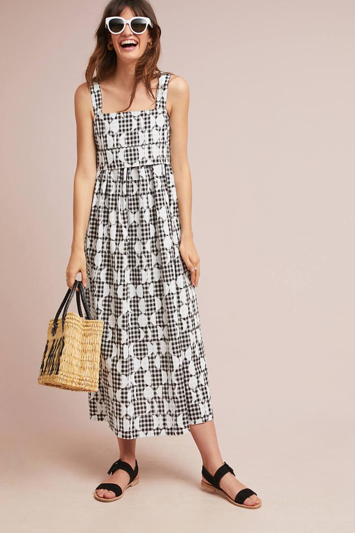 Whit Geometric Maxi Dress