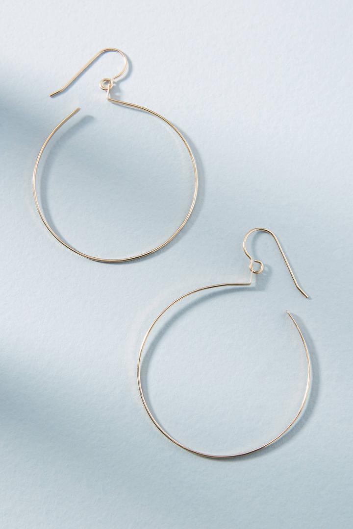 Hello Adorn Swan Hoop Earrings