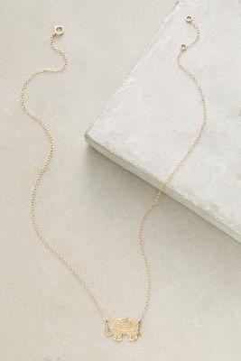 Victoria Cunningham Diamond Elephant Pendant Necklace