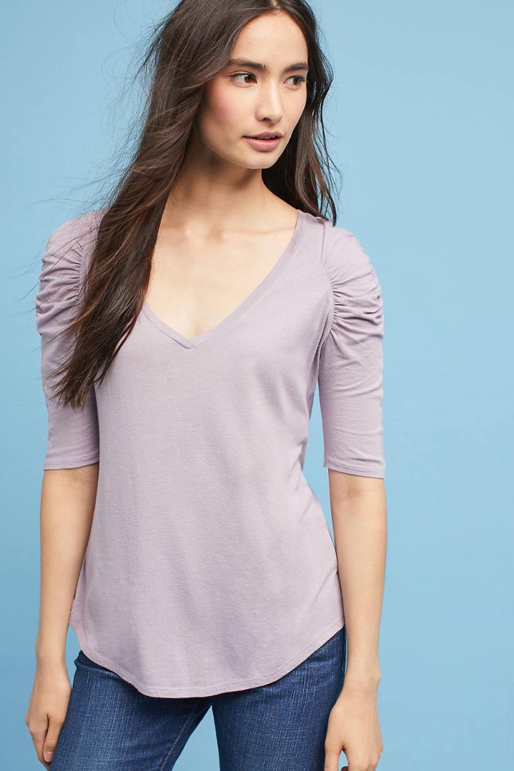 Pure + Good Gathered-sleeve Tee