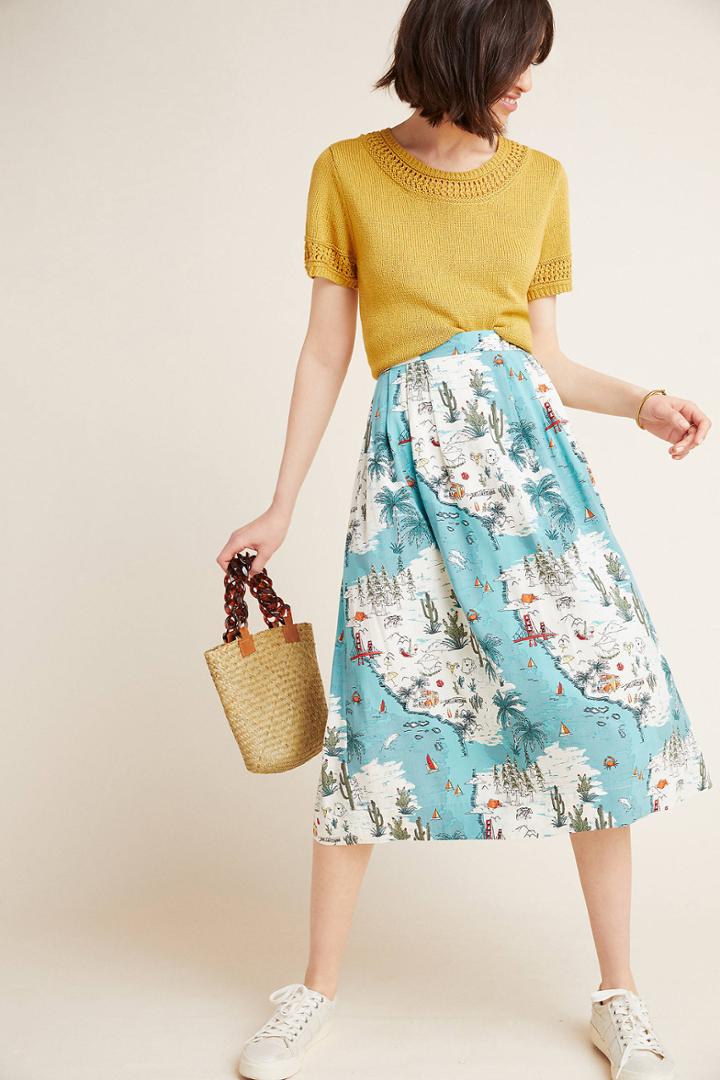 Emily And Fin California Midi Skirt