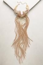Deepa Statement Fringe Choker Necklace