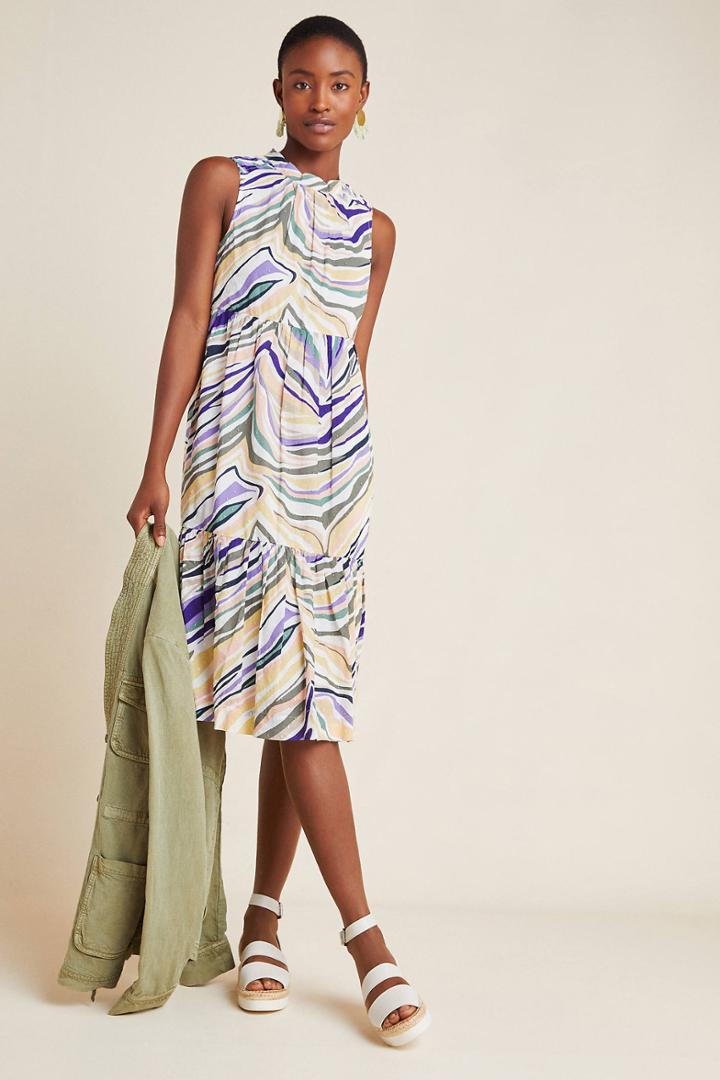 Anthropologie Faustina Midi Dress