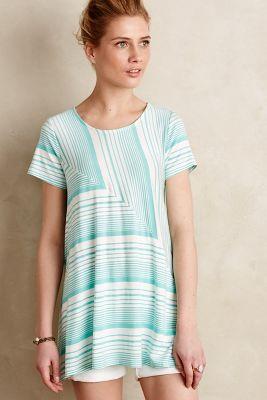 Puella Angled Stripe Swing Top