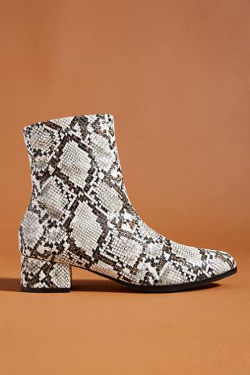 Matiko Jeanine Snake-printed Ankle Boots