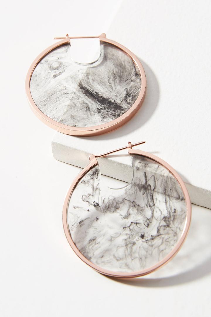 Elke Kramer Lunar Eclipse Hoop Earrings