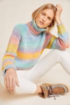 T.la Rainbow Turtleneck Sweater