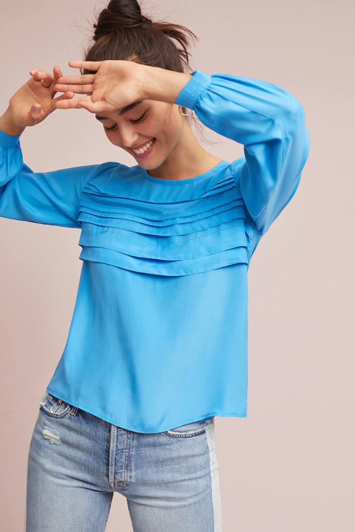Dolan Left Coast Melilla Silk Blouse