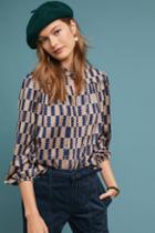The Odells Thales Geometric Blouse