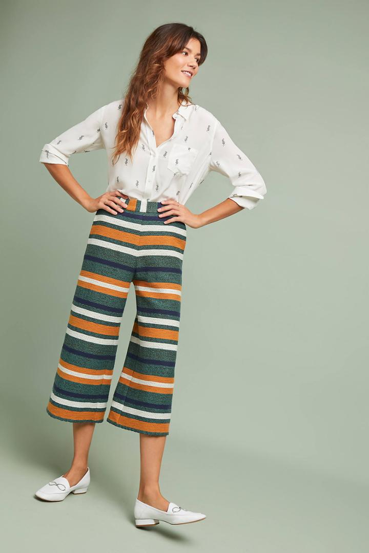 Corey Lynn Calter Tyler Cropped Wide-leg Pants