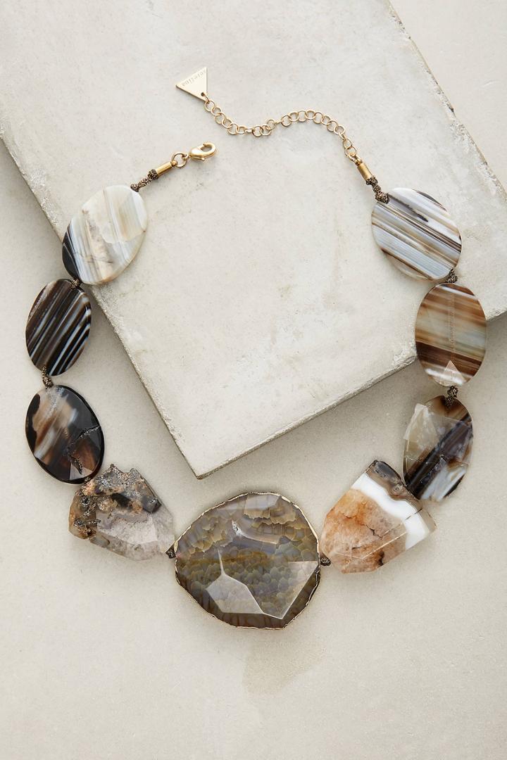 Serefina Riverstone Bib Necklace