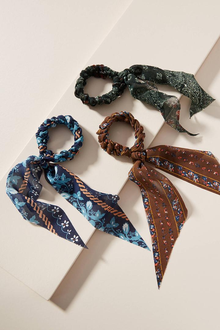 Anthropologie Kimberly Ponytail Holder Set
