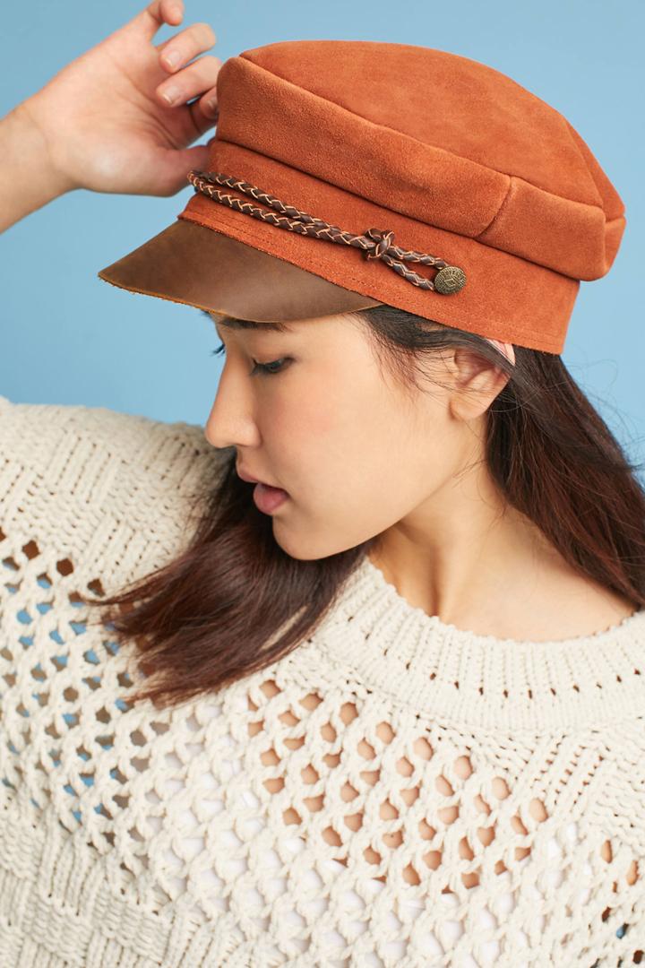 Brixton Suede Engineer Hat